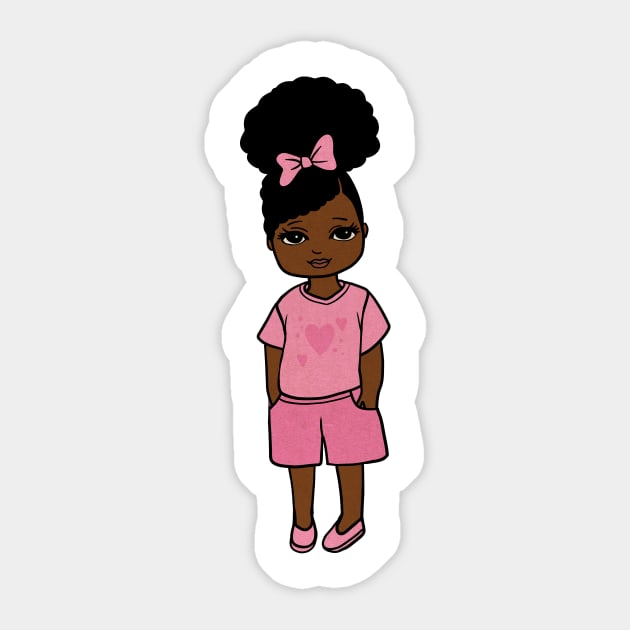 Black Girl Magic, Afro Girl, Melanin Sticker by logiamerch